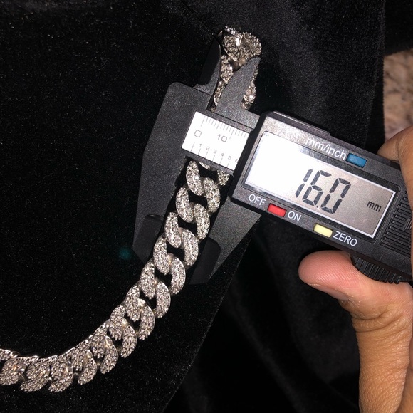 REAL DIAMOND CUBAN LINK CHAIN NOTCZ w/Authenticity - Picture 11 of 13